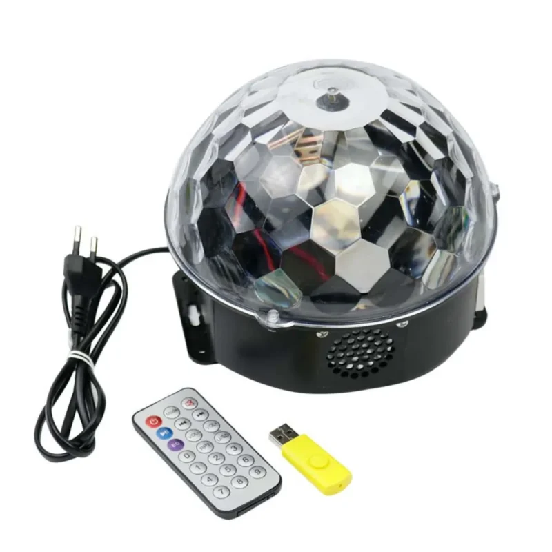 اسپیکر رقص نوردار مدل MP3 LED Magic Ball Light