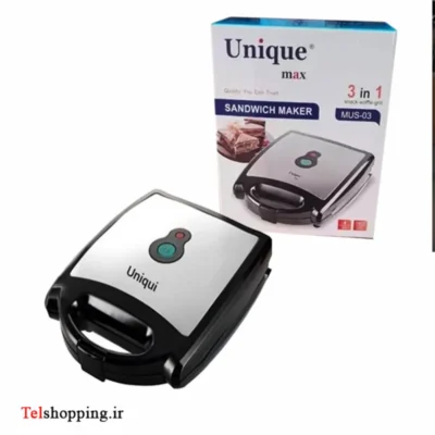 ساندویچ ساز و اسنک 3کاره یونیک مکس مدل 1300